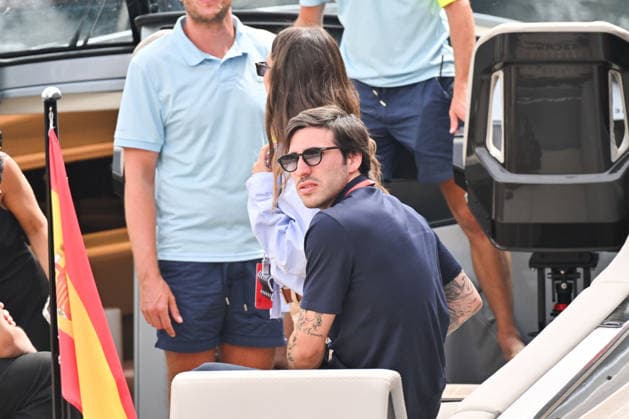 IPA85446665 - Monte Carlo, Formula 1 Monaco Grand Prix , Celebrities watch the race In the photo: Sandro Tonali  Copyright: xManuelexMangiarottix xManuelexMangiarottix 85446665