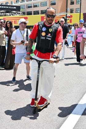 IPA85446871 - Monte Carlo, Formula 1 Monaco Grand Prix , Celebrities watch the race In the photo: Lewis Hamilton  Copyright: xManuelexMangiarottix xManuelexMangiarottix 85446871