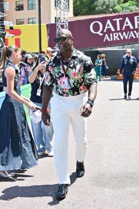 IPA85447263 - Monte Carlo, Formula 1 Monaco Grand Prix , Celebrities watch the race In the photo: Terry Crews  Copyright: xManuelexMangiarottix xManuelexMangiarottix 85447263