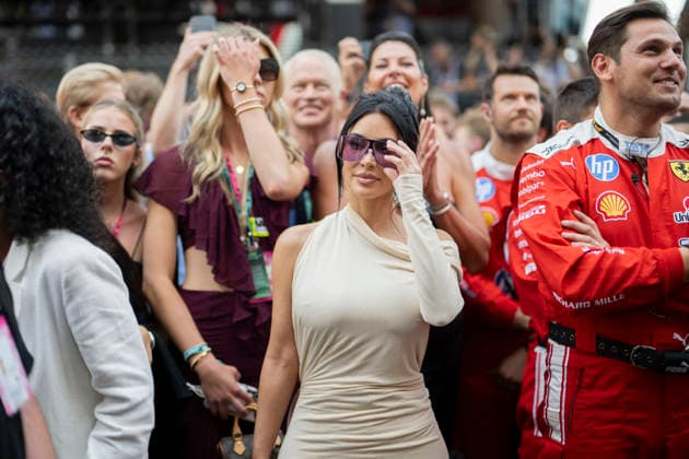 Kim Kardashian Formula 1 Grand Prix de Monaco 2026 Kim Kardashian attends at podium during the Formula 1 Grand Prix de Monaco 2026, 6th round of the 2026 Formula One World Championship on the Circuit de Monaco, in Monte-Carlo, Monaco Photo by Eliot Blondet ABACAPRESS.COM Monaco France France  Copyright: xBlondetxEliot ABACAx