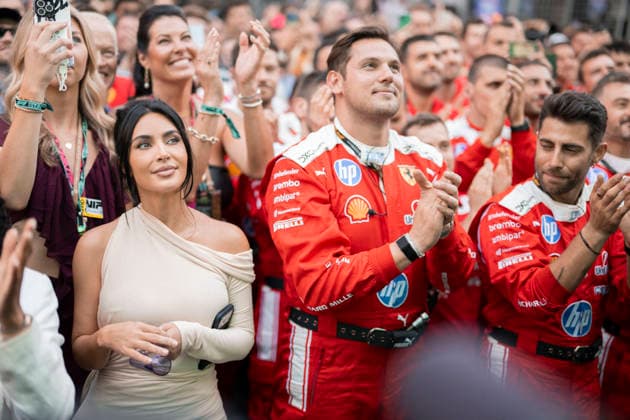 Kim Kardashian Formula 1 Grand Prix de Monaco 2026 Kim Kardashian attends at podium during the Formula 1 Grand Prix de Monaco 2026, 6th round of the 2026 Formula One World Championship on the Circuit de Monaco, in Monte-Carlo, Monaco Photo by Eliot Blondet ABACAPRESS.COM Monaco France France  Copyright: xBlondetxEliot ABACAx