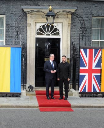 Politicians in London meets with Keir Starmer for a meeting to discuss ongoing support and solidarity for Ukraine London Westminster UK Copyright: xMartinxDaltonx Politicians_London_070626_MD_024