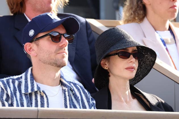 Lily Collins, Charlie McDowell and Ashley Park attend Men s Singles final match of the 2026 French Open at Roland Garros in Paris Lily Collins, Charlie McDowell and Ashley Park attend Men s Singles final match of the 2026 French Open at Roland Garros in Paris, France on June 7, 2026  Copyright: xFabricexChasseryx