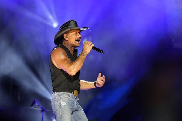 Tim McGraw performs on day 3 of the 2026 CMA Fest in Nashville, Tennessee Featuring: Tim McGraw Where: Nashville, Tennessee, United States When: 07 Jun 2026 Credit: AdMedia MediaPunch INSTARimages EDITORIAL USE ONLY. NOT FOR USE BY NEWSPAPERS BASED IN THE UK. Copyright: xx instar55755923