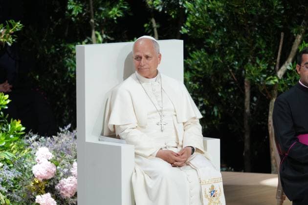 Pope Leo XIII meets with the world of culture and sport at the Movistar Arena in Madrid, June 7, 2026 Cordon Press 