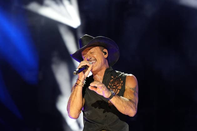 Tim McGraw performs on day 3 of the 2026 CMA Fest in Nashville, Tennessee Featuring: Tim McGraw Where: Nashville, Tennessee, United States When: 07 Jun 2026 Credit: AdMedia MediaPunch INSTARimages EDITORIAL USE ONLY. NOT FOR USE BY NEWSPAPERS BASED IN THE UK. Copyright: xx instar55755876