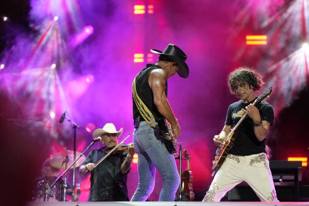 Tim McGraw performs on day 3 of the 2026 CMA Fest in Nashville, Tennessee Featuring: Tim McGraw Where: Nashville, Tennessee, United States When: 07 Jun 2026 Credit: AdMedia MediaPunch INSTARimages EDITORIAL USE ONLY. NOT FOR USE BY NEWSPAPERS BASED IN THE UK. Copyright: xx instar55755789