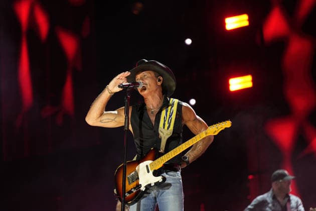 Tim McGraw performs on day 3 of the 2026 CMA Fest in Nashville, Tennessee Featuring: Tim McGraw Where: Nashville, Tennessee, United States When: 07 Jun 2026 Credit: AdMedia MediaPunch INSTARimages EDITORIAL USE ONLY. NOT FOR USE BY NEWSPAPERS BASED IN THE UK. Copyright: xx instar55755791