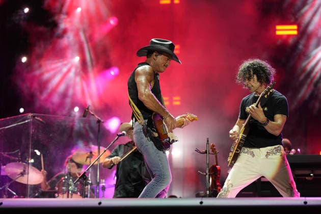 Tim McGraw performs on day 3 of the 2026 CMA Fest in Nashville, Tennessee Featuring: Tim McGraw Where: Nashville, Tennessee, United States When: 07 Jun 2026 Credit: AdMedia MediaPunch INSTARimages EDITORIAL USE ONLY. NOT FOR USE BY NEWSPAPERS BASED IN THE UK. Copyright: xx instar55755802