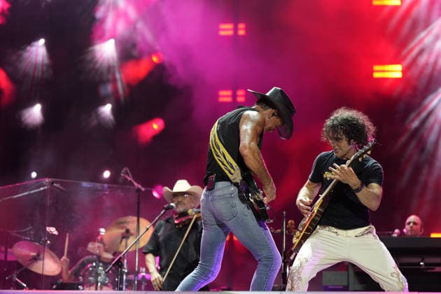 Tim McGraw performs on day 3 of the 2026 CMA Fest in Nashville, Tennessee Featuring: Tim McGraw Where: Nashville, Tennessee, United States When: 07 Jun 2026 Credit: AdMedia MediaPunch INSTARimages EDITORIAL USE ONLY. NOT FOR USE BY NEWSPAPERS BASED IN THE UK. Copyright: xx instar55755816