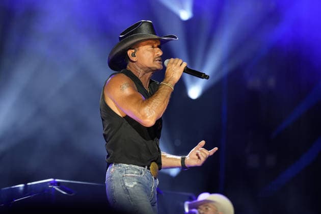 Tim McGraw performs on day 3 of the 2026 CMA Fest in Nashville, Tennessee Featuring: Tim McGraw Where: Nashville, Tennessee, United States When: 07 Jun 2026 Credit: AdMedia MediaPunch INSTARimages EDITORIAL USE ONLY. NOT FOR USE BY NEWSPAPERS BASED IN THE UK. Copyright: xx instar55755823