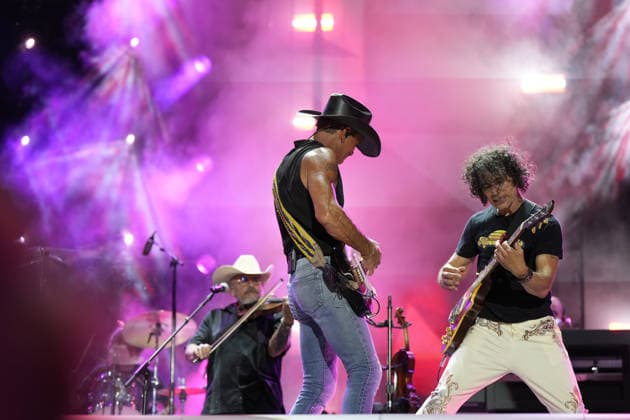 Tim McGraw performs on day 3 of the 2026 CMA Fest in Nashville, Tennessee Featuring: Tim McGraw Where: Nashville, Tennessee, United States When: 07 Jun 2026 Credit: AdMedia MediaPunch INSTARimages EDITORIAL USE ONLY. NOT FOR USE BY NEWSPAPERS BASED IN THE UK. Copyright: xx instar55755903