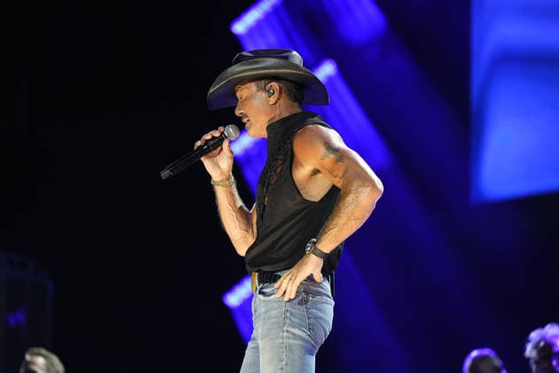Tim McGraw performs on day 3 of the 2026 CMA Fest in Nashville, Tennessee Featuring: Tim McGraw Where: Nashville, Tennessee, United States When: 07 Jun 2026 Credit: AdMedia MediaPunch INSTARimages EDITORIAL USE ONLY. NOT FOR USE BY NEWSPAPERS BASED IN THE UK. Copyright: xx instar55755813