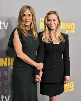 Apple TV™s ˜The Morning Show™ S4 Emmy FYC Jennifer Aniston and Reese Witherspoon arriving to Apple TV™s The Morning Show? season 4 Emmy FYC held at the Directors Guild Theatre on June 7, 2026 in Los Angeles, CA. Los Angeles Directors Guild Theatre California USA Copyright: xLisaxOConnorx xAFF-USA.comx