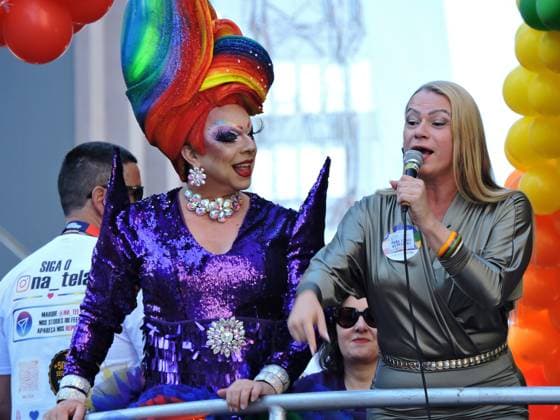 RECORD DATE NOT STATED 30th LGBT+ Pride Parade in Sao Paulo Sao Paulo (SP), 07 06 2026 Culture Shows Parades Movement of participants, children, activists, drag queens, transvestites and tourists on Avenida Paulista during the 30th Sao Paulo LGBT+ Pride Parade, held this Sunday (7). The event features shows by Gloria Groove, Pabllo Vittar, Melody and other artists who perform in defense of diversity, the rights of the LGBT+ population and political participation, with the gathering in front of MASP and a parade of floats along Avenida Paulista and Consolacao.(Foto: Leandro Chemalle Thenews2 imago images) 30th LGBT+ Pride Parade in Sao Paulo  Copyright: xLeandroxChemallex
