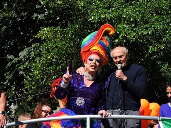 RECORD DATE NOT STATED 30th LGBT+ Pride Parade in Sao Paulo culture shows paradesp former senator eduardo suplicy. movement of participants, children, activists, drags, transvestites and tourists on Paulista Avenue during the 30th LGBT+ Pride Parade in Sao Paulo, held this Sunday (7). The event features shows by Gloria Groove, Pabllo Vittar, Melody and other artists who perform in defense of diversity, the rights of the LGBT+ population and political participation, with concentration in front of MASP and parade of electric trios along Paulista Avenue and Consolacao.(Foto: Leandro Chemalle Thenews2 imago images) 30th LGBT+ Pride Parade in Sao Paulo  Copyright: xLeandroxChemallex