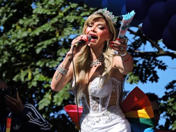 RECORD DATE NOT STATED 30th LGBT+ Pride Parade in Sao Paulo Sao Paulo (SP), 07 06 2026 Culture Shows Parades Movement of participants, children, activists, drag queens, transvestites and tourists on Avenida Paulista during the 30th Sao Paulo LGBT+ Pride Parade, held this Sunday (7). The event features shows by Gloria Groove, Pabllo Vittar, Melody and other artists who perform in defense of diversity, the rights of the LGBT+ population and political participation, with the gathering in front of MASP and a parade of floats along Avenida Paulista and Consolacao.(Foto: Leandro Chemalle Thenews2 imago images) 30th LGBT+ Pride Parade in Sao Paulo  Copyright: xLeandroxChemallex
