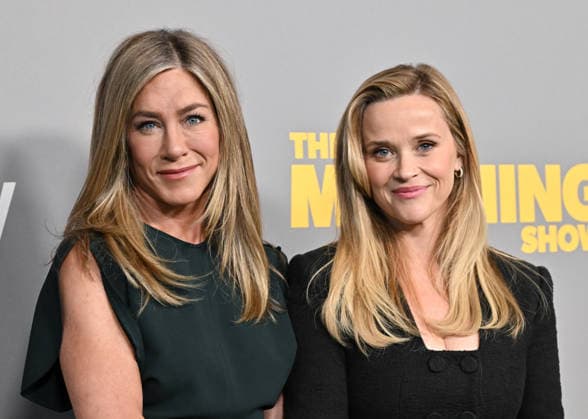 Apple TV™s ˜The Morning Show™ S4 Emmy FYC Jennifer Aniston and Reese Witherspoon arriving to Apple TV™s The Morning Show season 4 Emmy FYC held at the Directors Guild Theatre on June 7, 2026 in Los Angeles, CA. Los Angeles Directors Guild Theatre California USA Copyright: xLisaxOConnorx xAFF-USA.comx