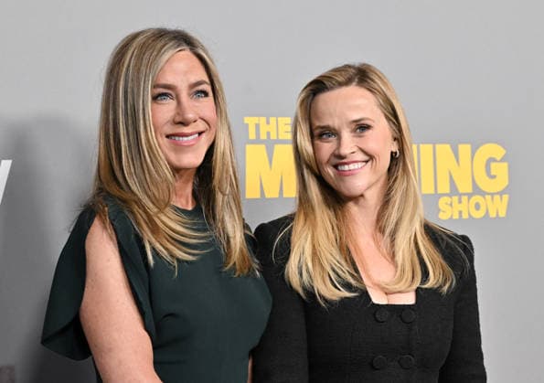 Apple TV™s ˜The Morning Show™ S4 Emmy FYC Jennifer Aniston and Reese Witherspoon arriving to Apple TV™s The Morning Show season 4 Emmy FYC held at the Directors Guild Theatre on June 7, 2026 in Los Angeles, CA. Los Angeles Directors Guild Theatre California USA Copyright: xLisaxOConnorx xAFF-USA.comx