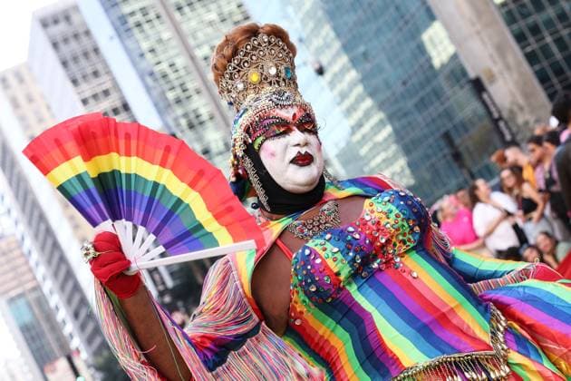 30th edition of the Sao Paulo LGBT+ Pride Parade 30th edition of the Sao Paulo LGBT+ Pride Parade. With the theme The street calls, the ballot box confirms, the event celebrates three decades of mobilization of the LGBTQIAPN+ community, on Paulista Avenue, in the central region of Sao Paulo, this Sunday, June 7, 2026. SAO PAULO SAO PAULO BRAZIL Copyright: xMarinaxUezimax