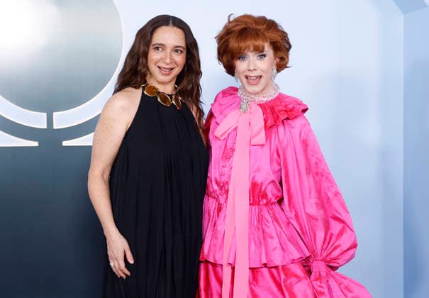 Maya Rudolph and Cole Escola arrive on the red carpet at The 79th Annual Tony Awards at Radio City Music Hall on Sunday, June 7, 2026 in New York City.  NYP202606072004 JohnxAngelillo