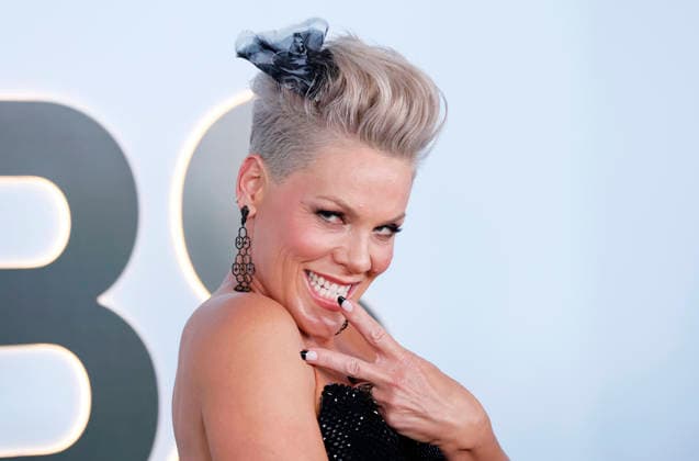 Pink arrives on the red carpet at The 79th Annual Tony Awards at Radio City Music Hall on Sunday, June 7, 2026 in New York City.  NYP202606072008 JohnxAngelillo