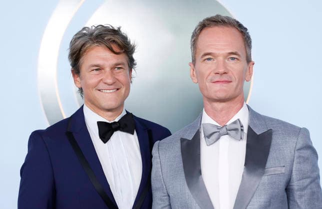 Neil Patrick Harris and David Burtka arrive on the red carpet at The 79th Annual Tony Awards at Radio City Music Hall on Sunday, June 7, 2026 in New York City.  NYP202606072011 JohnxAngelillo