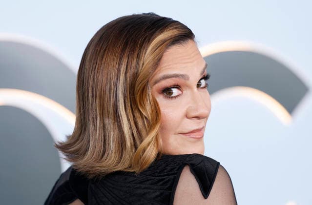 Shoshana Bean arrives on the red carpet at The 79th Annual Tony Awards at Radio City Music Hall on Sunday, June 7, 2026 in New York City.  NYP202606072033 JohnxAngelillo