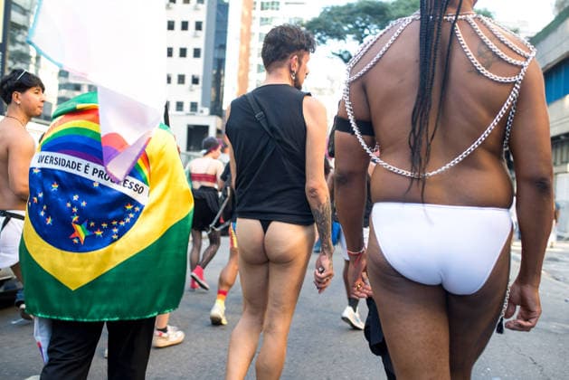 SaO PAULO, SP - 07.06.2026: 30 PARADA DO ORGULHO LGBT - The 30th LGBT+ Pride Parade took place this Sunday (7), in Sao Paulo, with the theme The street calls. The ballot box confirms. x2958053x  VincentxBosson