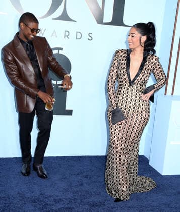 79th Annual Tony Awards Usher and Jennifer Goicoechea attending the 79th Annual Tony Awards held at Radio City Music Hall on June 7, 2026 in New York City, NY New York City Radio City Music Hall NY USA Copyright: xStevenxBergman AFF-USA.COMx