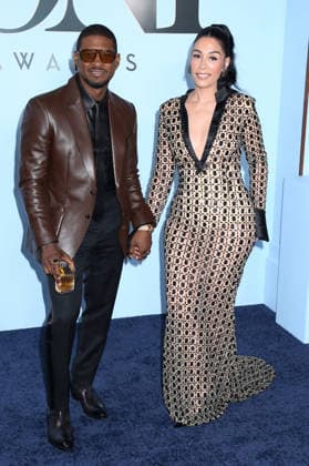 79th Annual Tony Awards Usher and Jennifer Goicoechea attending the 79th Annual Tony Awards held at Radio City Music Hall on June 7, 2026 in New York City, NY New York City Radio City Music Hall NY USA Copyright: xStevenxBergman AFF-USA.COMx