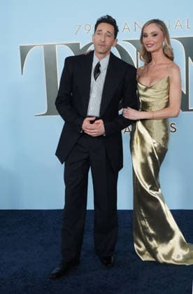 June 7, 2026, New York, Ny, USA: ADRIEN BRODY and GEORGINA CHAPMAN attend the 79th Annual Tony Awards 2026 Red Carpet Arrivals,.Radio City Music Hall, Rockefeller Plaza.June 7, 2026. . The 79th Annual Tony Awards 2026 Red Carpet Arrivals,.Radio City Music Hall, Rockefeller Plaza.June 7, 2026. New York USA - ZUMAms4_ 20260607_faf_ms4_002 Copyright: xSoniaxMoskowitzxGordonx