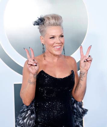 P!NK arrives on the red carpet at The 79th Annual Tony Awards at Radio City Music Hall on Sunday, June 7, 2026 in New York City.  NYP20260607201 JohnxAngelillo