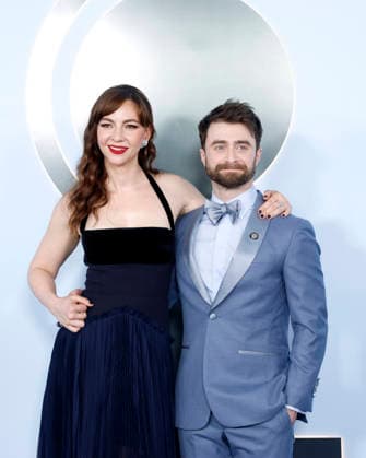 Erin Darke and Daniel Radcliffe arrive on the red carpet at The 79th Annual Tony Awards at Radio City Music Hall on Sunday, June 7, 2026 in New York City.  NYP20260607218 JohnxAngelillo