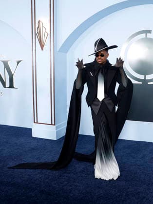 Jeremy Pope arrives on the red carpet at The 79th Annual Tony Awards at Radio City Music Hall on Sunday, June 7, 2026 in New York City.  NYP20260607266 JohnxAngelillo