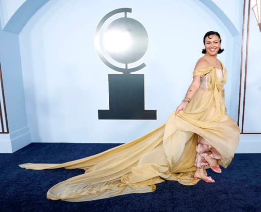 Ellenore Scott arrives on the red carpet at The 79th Annual Tony Awards at Radio City Music Hall on Sunday, June 7, 2026 in New York City.  NYP20260607269 JohnxAngelillo
