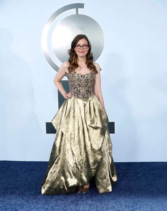Lear DeBessonet arrives on the red carpet at The 79th Annual Tony Awards at Radio City Music Hall on Sunday, June 7, 2026 in New York City.  NYP20260607271 JohnxAngelillo