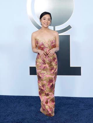 Stephanie Hsu arrives on the red carpet at The 79th Annual Tony Awards at Radio City Music Hall on Sunday, June 7, 2026 in New York City.  NYP20260607272 JohnxAngelillo