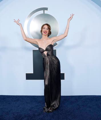 Haley Kalil arrives on the red carpet at The 79th Annual Tony Awards at Radio City Music Hall on Sunday, June 7, 2026 in New York City.  NYP20260607246 JohnxAngelillo