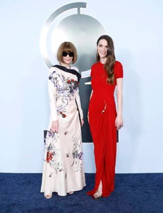 Anna Wintour and Bee Carrozzini arrive on the red carpet at The 79th Annual Tony Awards at Radio City Music Hall on Sunday, June 7, 2026 in New York City.  NYP20260607241 JohnxAngelillo