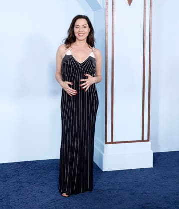 Aubrey Plaza arrives on the red carpet at The 79th Annual Tony Awards at Radio City Music Hall on Sunday, June 7, 2026 in New York City.  NYP20260607244 JohnxAngelillo