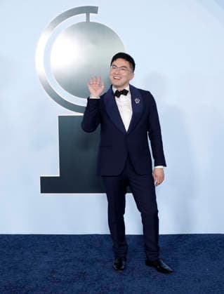 Bowen Yang arrives on the red carpet at The 79th Annual Tony Awards at Radio City Music Hall on Sunday, June 7, 2026 in New York City.  NYP20260607357 JohnxAngelillo