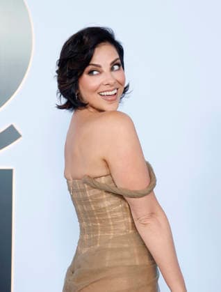 Krysta Rodriguez arrives on the red carpet at The 79th Annual Tony Awards at Radio City Music Hall on Sunday, June 7, 2026 in New York City.  NYP20260607346 JohnxAngelillo