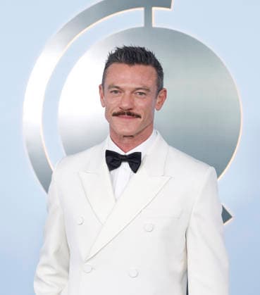 Luke Evans arrives on the red carpet at The 79th Annual Tony Awards at Radio City Music Hall on Sunday, June 7, 2026 in New York City.  NYP20260607362 JohnxAngelillo