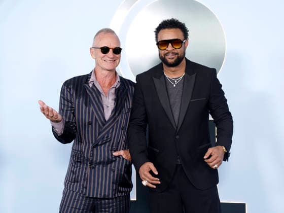 Sting and Shaggy arrive on the red carpet at The 79th Annual Tony Awards at Radio City Music Hall on Sunday, June 7, 2026 in New York City.  NYP20260607363 JohnxAngelillo