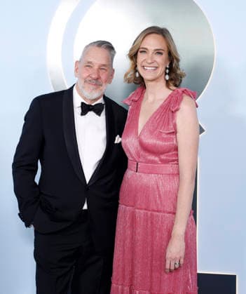Chris Jennings and Nicki Hunter arrive on the red carpet at The 79th Annual Tony Awards at Radio City Music Hall on Sunday, June 7, 2026 in New York City.  NYP20260607364 JohnxAngelillo
