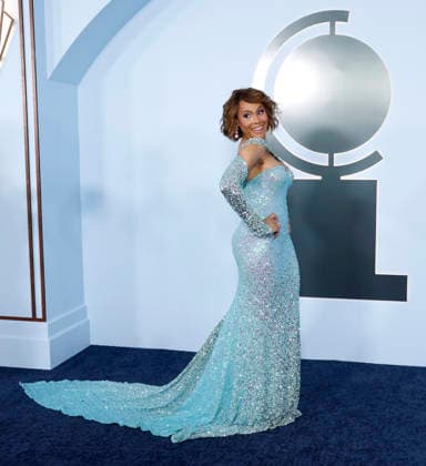 Deborah Cox arrives on the red carpet at The 79th Annual Tony Awards at Radio City Music Hall on Sunday, June 7, 2026 in New York City.  NYP20260607365 JohnxAngelillo