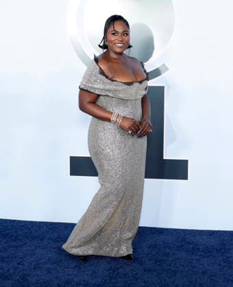 Danielle Brooks arrives on the red carpet at The 79th Annual Tony Awards at Radio City Music Hall on Sunday, June 7, 2026 in New York City.  NYP20260607373 JohnxAngelillo