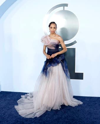 Christani Pitts arrives on the red carpet at The 79th Annual Tony Awards at Radio City Music Hall on Sunday, June 7, 2026 in New York City.  NYP20260607301 JohnxAngelillo