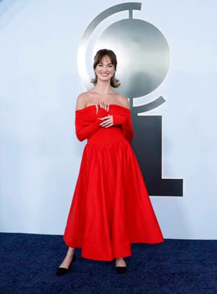 Audrey Corsa arrives on the red carpet at The 79th Annual Tony Awards at Radio City Music Hall on Sunday, June 7, 2026 in New York City.  NYP20260607305 JohnxAngelillo